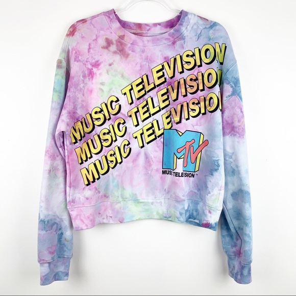 tie dye graphic sweatshirt